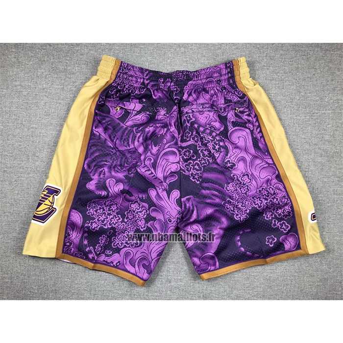 Short Los Angeles Lakers Special Year of The Tiger Volet